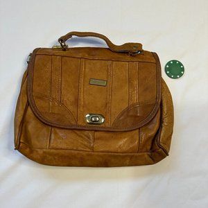 True Vintage Maroquinerie Paris Shoulder Genuine Leather Bag